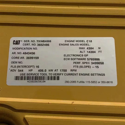 खरीदें CAT C18 औद्योगिक डीजल इंजन C18 ACERT TXW04866 online manufacture